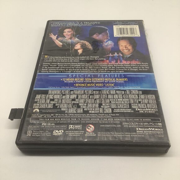 Dreamgirls DVD 2006 Jamie Foxx Beyoncé Eddie Murphy Jennifer Hudson Musical Full - Picture 9 of 11